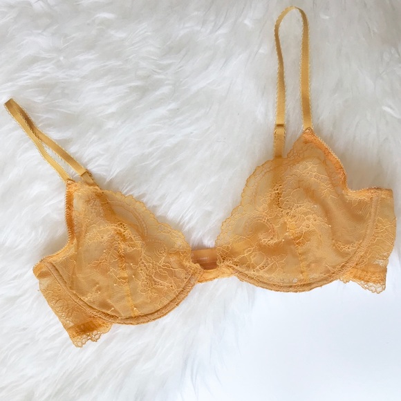 GAP Other - GAPBody orange unlined demi lace bra